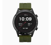 Sekonda Mens Active 45 mm Smart Watch - Khaki Rubber Strap Black