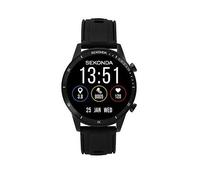 Sekonda Active Go Unisex 45mm Smartwatch Watch With Black Case And Silicone Strap With LCD Dial