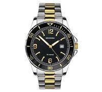Sekonda Mens Two Tone Black Watch 1581