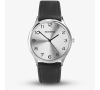Sekonda Mens Black Leather Strap Watch 1851