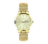 Sekonda Mens Champagne Sunray Dial Gold Tone Stainless Steel Bracelet Watch