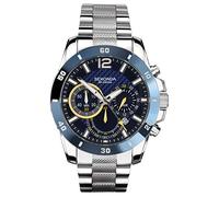 SEKONDA Mens Chronograph Quartz Watch with Stainless Steel Strap 1443.27