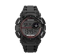 SEKONDA Mens Digital Watch with Plastic Strap 1676E.05