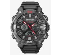 Sekonda Men Analog Quartz Watch with Leather Strap 3676