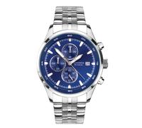 Sekonda Men's Dual Time Stainless Steel Bracelet Watch