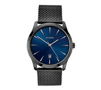 Sekonda Men's Malmo 42mm Quartz Watch with Analogue Display Date Window and Stainless Steel Bracelet 50M Water Resistance