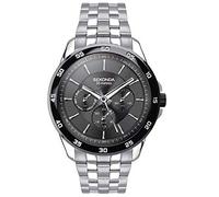 SEKONDA Mens Multi dial Quartz Watch with Stainless Steel Strap 1392E.27