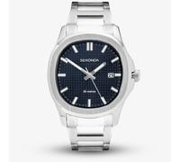 Sekonda Mens Octaire Stainless Steel Blue Dial Watch 30275