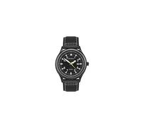 SEKONDA Men's Quartz Watch With Analogue Display and Black Leather Strap 3882.27