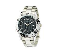 Sekonda Men's Quartz Watch with Black Dial Analogue Display and Silver Stainless Steel Bracelet 1171.27