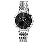 Sekonda Mens Stainless Steel Bracelet Black Dial Wrist Watch 1619