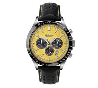 SEKONDA Unisex-Adult Chronograph Quartz Watch with Leather Strap 1395.27