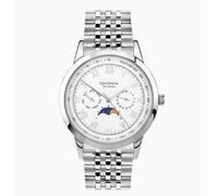 Sekonda Mens Watch 30229 Moon Phase, Stainless Steel Bracelet - RRP £79.99