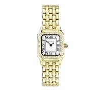 Sekonda Monica Ladies 20mm Quartz Watch, Gold Alloy Case & Bracelet with Stone Set Bezel & White Dial 40642