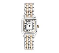 Sekonda Monica Ladies 20mm Quartz Watch in White with Analogue Display, and Two Tone Alloy Strap 40555
