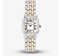 Sekonda Monica Silver & Rose Gold Plated Stone Set Watch 40643