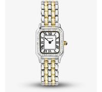 Sekonda Monica Ladies 20mm Quartz Watch, Two Tone Alloy Case & Bracelet with Stone Set Bezel & White Dial 40640