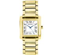Sekonda Classic Montreal Men's 30mm Quartz Watch in White with Analogue Display, and Gold Alloy Strap 30244