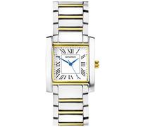 Sekonda Classic Montreal Mens 30mm Quartz Watch in White with Analogue Display, and Two Tone Alloy Strap 30245