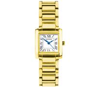 Sekonda Classic Montreal Ladies 21mm Quartz Watch in White with Analogue Display, and Gold Alloy Strap 40702