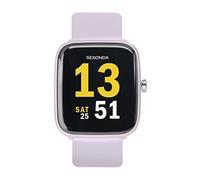 Sekonda Motion 36mm Smart Watch with Heart Rate and Sleep Monitor, Daily Activity, Sports, Music, Weather & Message Functions, with Rubber Strap.