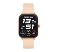 Sekonda Motion Go Smart Watch in Rose Gold with Pink Silicone Strap