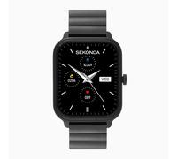 Sekonda Motion Lux Smart Watch | Black Case & Stainless Steel Mesh Bracelet | 30366