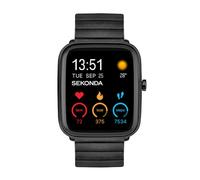 Sekonda Motion Plus Black Stainless Steel Bracelet Smart Watch