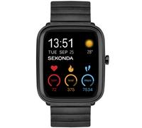 Sekonda Motion Plus Smartwatch 30223 - Unisex - 45 mm - Smartwatch - Quartz with charger - Mineral Glass Black 20 mm