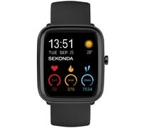 Sekonda Motion Plus Smartwatch 30225 - Unisex - 45 mm - Smartwatch - Quartz with charger - Mineral Glass Black 20 mm
