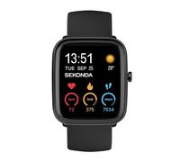 Sekonda Motion Plus Unisex 36mm Smartwatch Watch With Black Case And Silicone Strap With LCD Dial