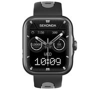 Sekonda 39mm Motion Pro GPS Smart Watch in Black with Black Silicone Strap
