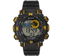 Sekonda Nevis Mens 50mm Digital Sports Watch with Backlight Day Date Function Alarm 50m Water Resistant