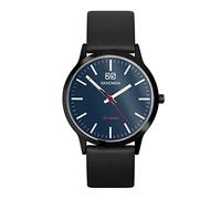 Sekonda Sekonda Nordic Men's Watch | Black Case & Leather Strap with Blue Dial | 30047