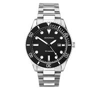 Sekonda Mens Black Date Dial Bracelet Watch 1788