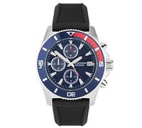 Sekonda Pacific Wave Mens Analogue Watch 42mm dial | Chronograph with date display, 200 Metres Water Resistance, mineral glass crystal, ion-plated case
