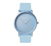 Sekonda in Colour Ladies 34mm Quartz Watch in Blue with Analogue Display, and Blue Silicone Strap 40393