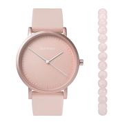 Sekonda Palette Gift Set Ladies 36mm Quartz Watch in Pink with Analogue Display, and Pink Silicone Strap 49040