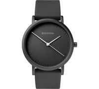 Sekonda Modern Palette Black Rubber Strap Watch 40389