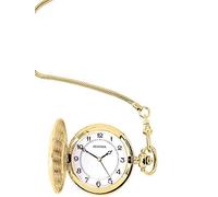 Sekonda Pocket Mens Analogue Watch 42mm Gold Alloy Chain | Mineral glass crystal, ion-plated case, Japanese quartz movement