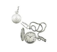 Sekonda Pocket Mens Analogue Watch 42mm Silver Alloy Chain | Mineral glass crystal, ion-plated case, Japanese quartz movement