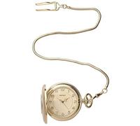 Sekonda Pocket Mens Analogue Watch 50mm Gold Stainless Steel Chain