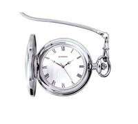 Sekonda Classic 42mm Pocket Watch Silver with Chain Model 3798 RRP £54.99