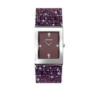 Sekonda Rocks Ladies Purple Stone Set Strap Watch 2857