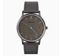 Sekonda Gents Grey Leather Strap Watch