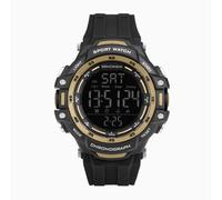 Sekonda Sekonda Crossfell Digital Men's Watch | Black Plastic Case & Strap with Black LCD Display | 30162
