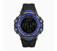 Sekonda Sekonda Crossfell Digital Men's Watch | Black Plastic Case & Strap with Black LCD Display | 30163