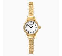 Sekonda Sekonda Easy Reader Ladies Watch | Gold Case & Stainless Steel Expander with White Dial | 4474