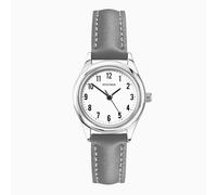 Sekonda Sekonda Evans Ladies Watch | Silver Alloy Case & Grey Leather Strap with White Dial | 40713