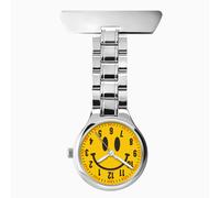 Sekonda Sekonda Fob Watch | Silver Case & Stainless Steel Fob with Yellow Dial | 4364